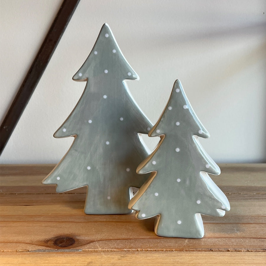 Polka Dot Christmas Tree Ornament, 12cm