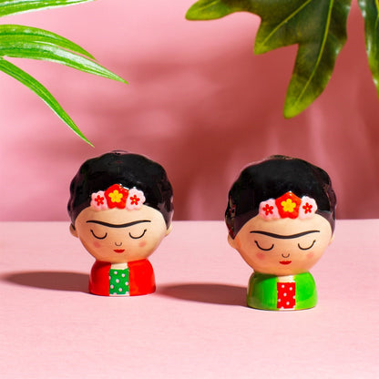 Frida Kahlo Salt and Pepper Shakers