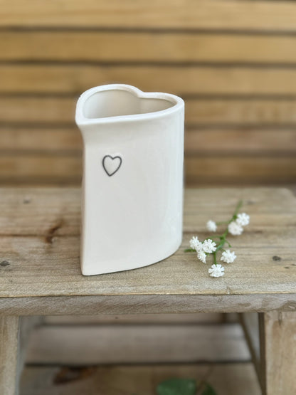 Heart Vase 11cm *