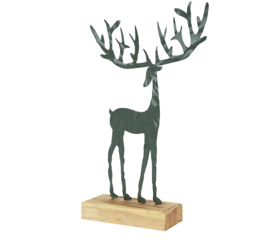 Iron Christmas Deer Ornament