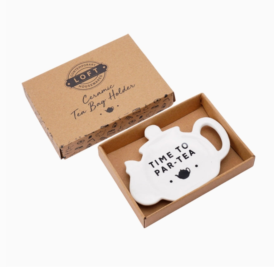 Loft 'Time To Par Tea' Teabag Holder.