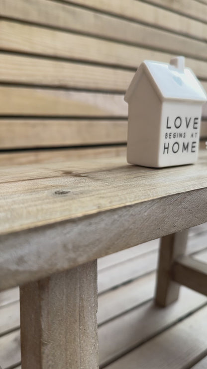 Love Begins at Home Porcelain House